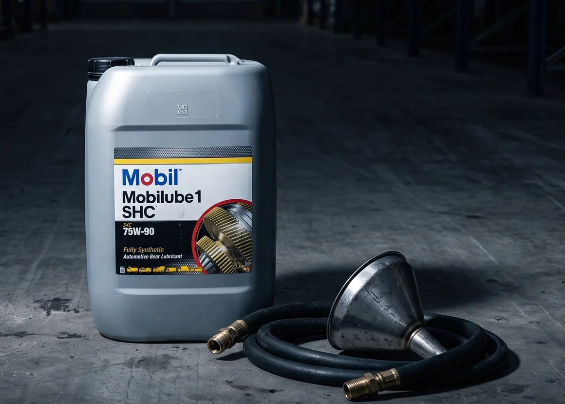 Ведро 20 л трансмиссионного масла Mobil Mobilube 1 SHC 75W-90